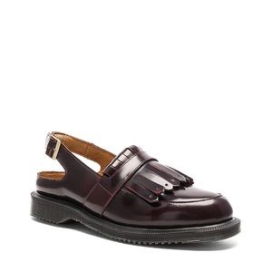 Dr. Martens Valentine Tassel Flat, Cherry Red